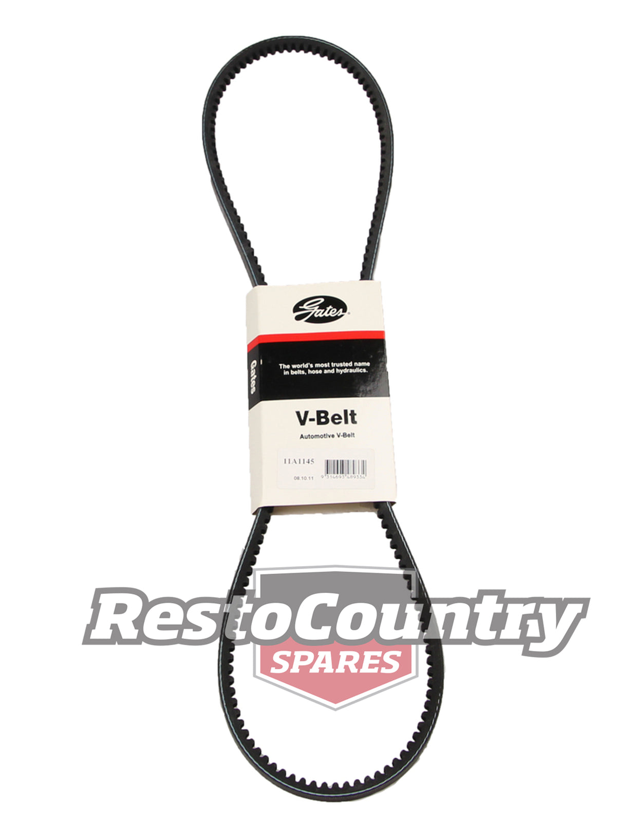 Holden V8 Power Steering Belt HQ HJ HX HZ WB 253 308 4.2 5.0 rubber - 11A1255