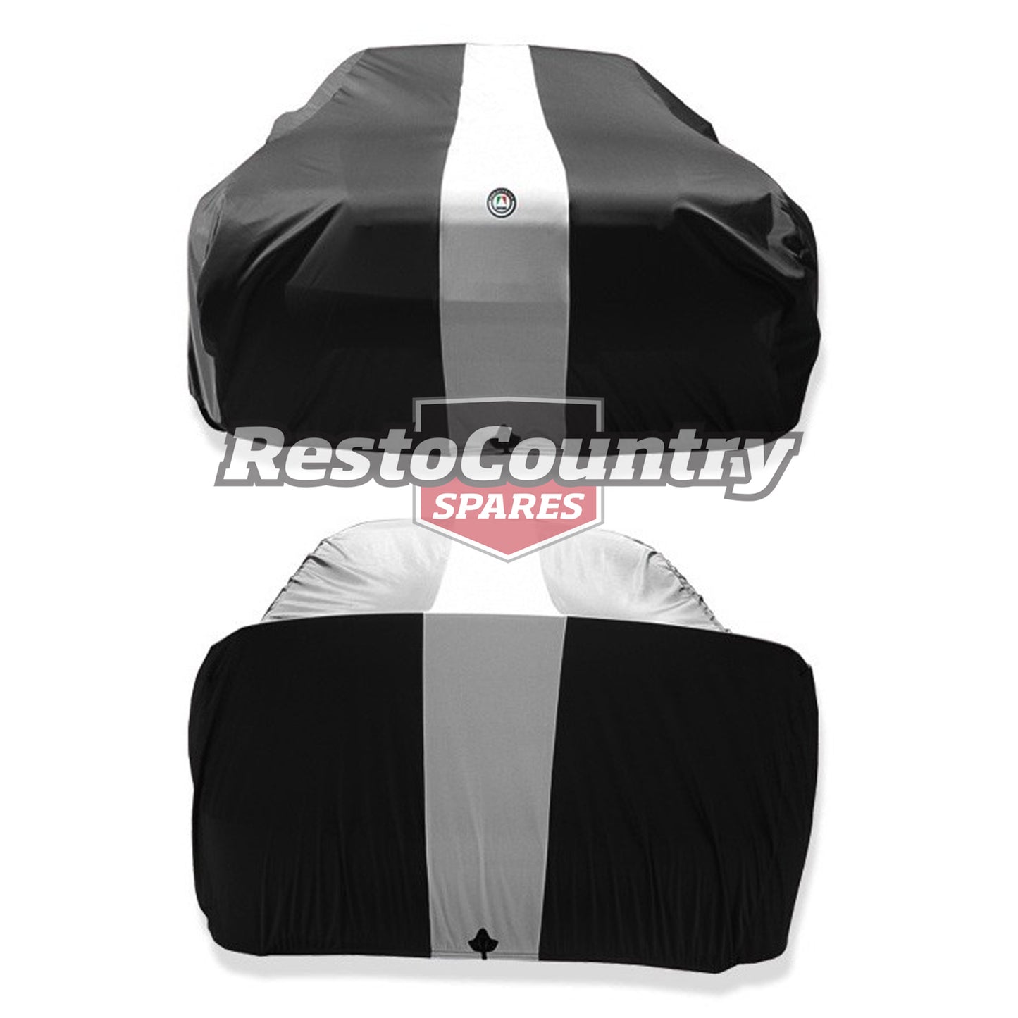 Autotecnica Indoor Show Car Cover BLACK With Security Straps Stretch up to 4.9M - 2-196BK