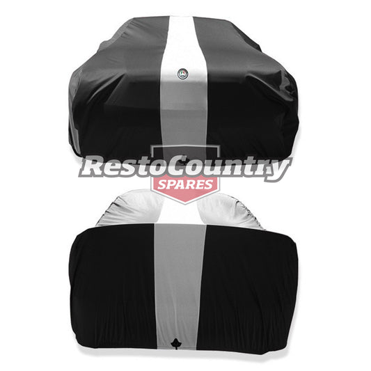Autotecnica Indoor Show Car Cover BLACK With Security Straps Stretch up to 4.9M - 2-196BK