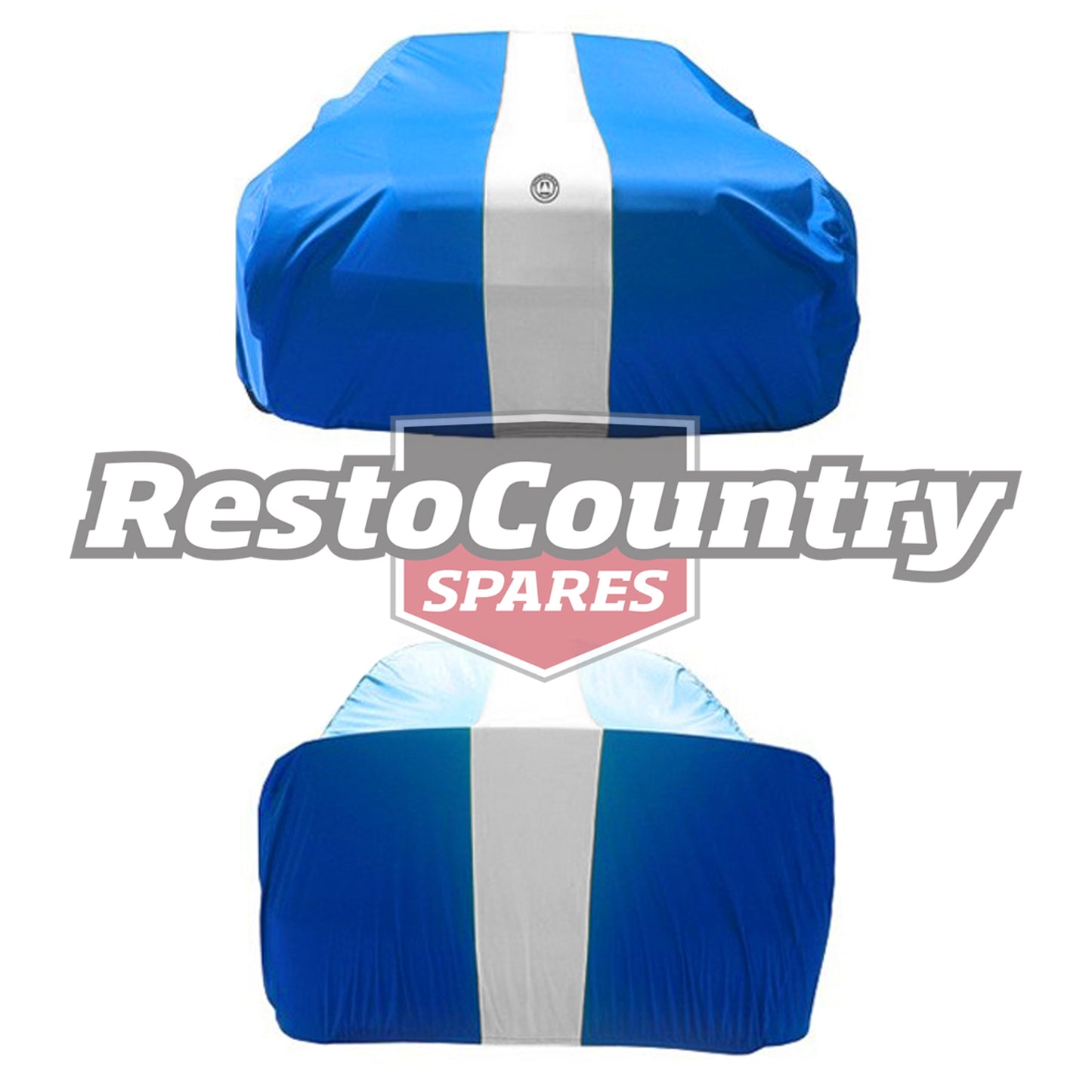 Autotecnica Indoor Show Car Cover BLUE With Security Straps Stretch up to 4.9M - 2-196BU