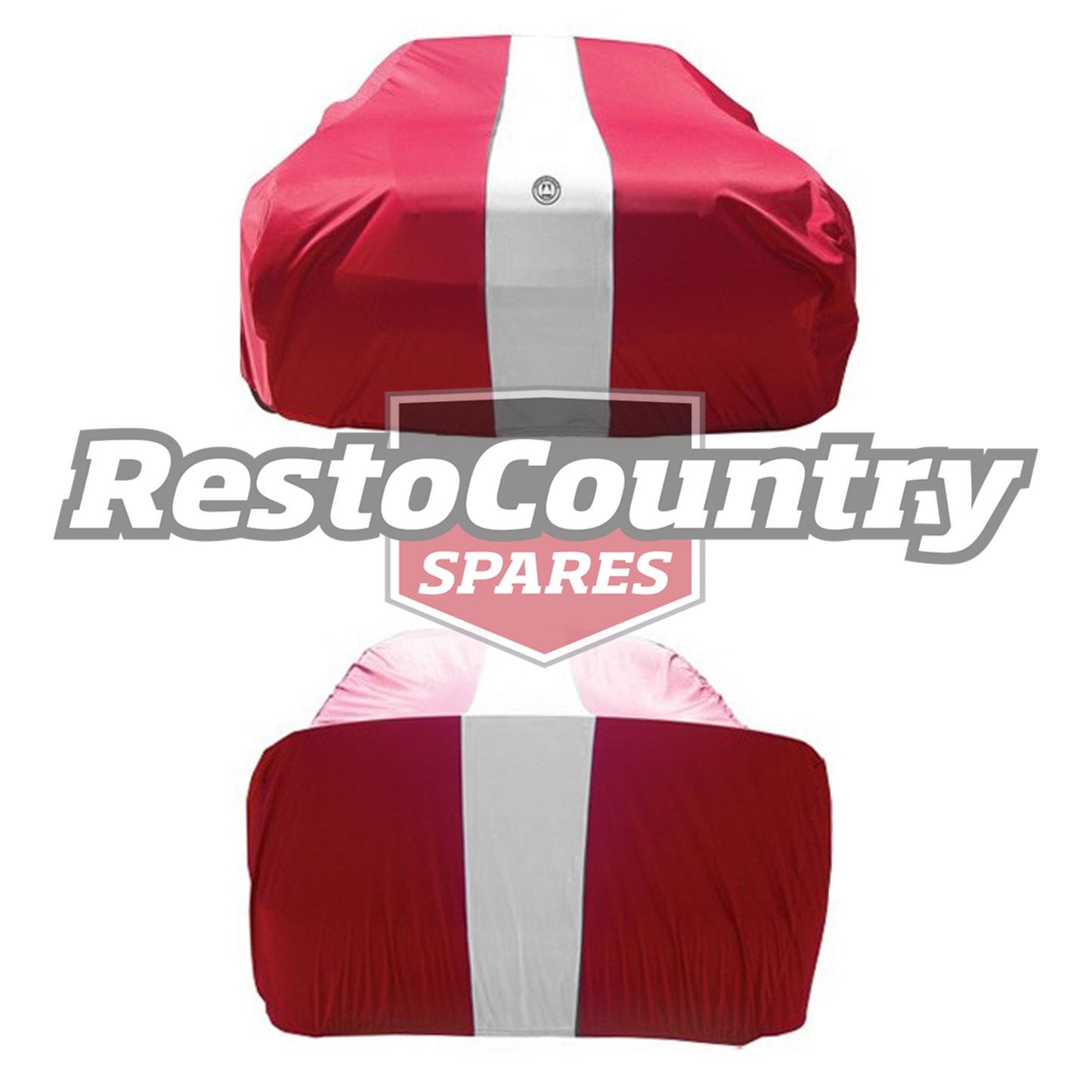 Autotecnica Indoor Show Car Cover RED With Security Straps Stretch up to 4.9M - 2-196R