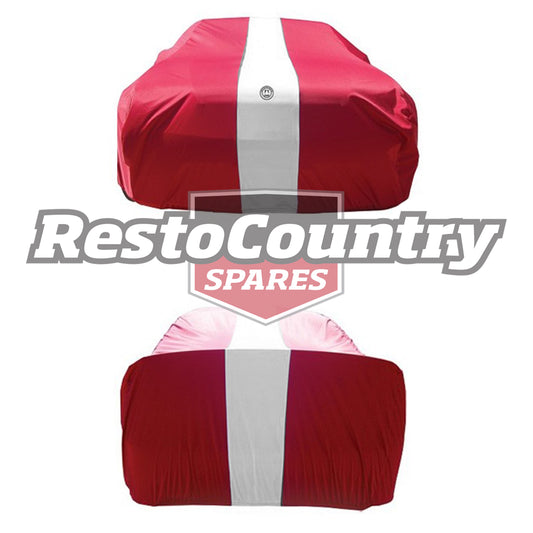 Autotecnica Indoor Show Car Cover RED With Security Straps Stretch up to 4.9M - 2-196R