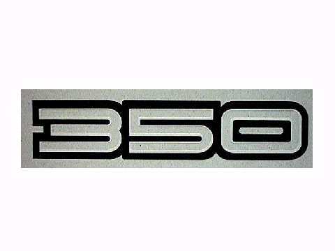 "Holden 350 Fender / Guard Decal x1 HG Monaro "small" sticker emblem - 2806921TR"
