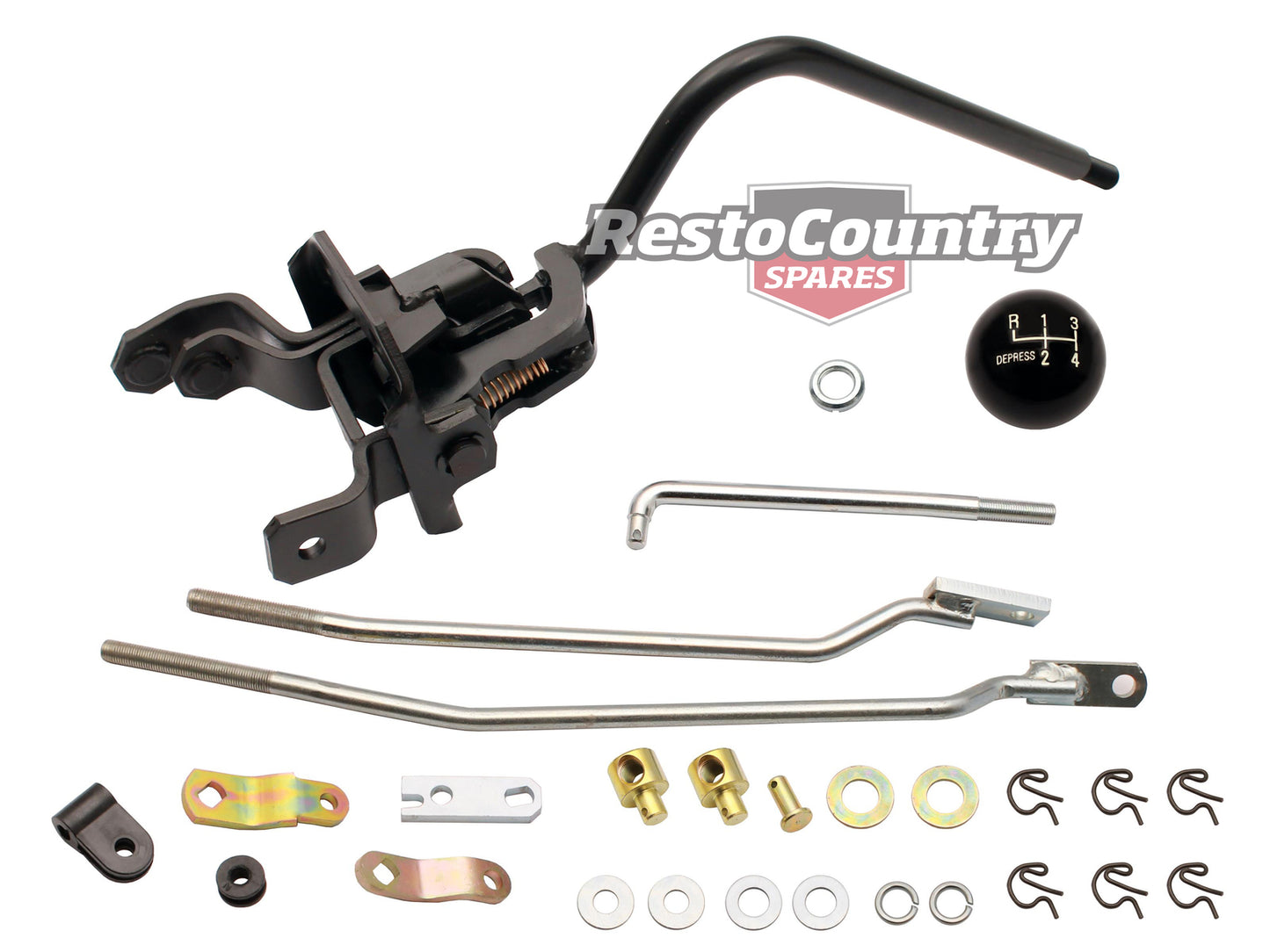 Holden Manual 4 Speed Shifter +Linkage BENCH HK-G HQ HJ HX HZ WB LC LJ LH LX UC - 2812578K