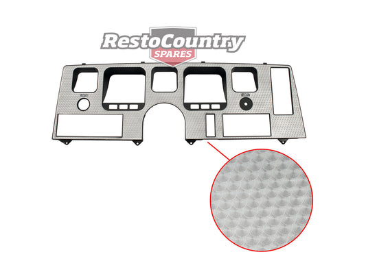 Holden HQ GTS Dash Fascia Facia Silver Fish Scale NEW instrument cover - 2815985