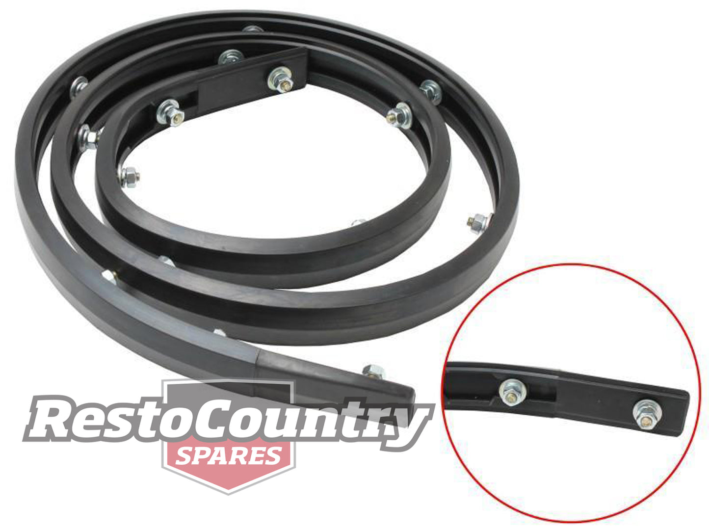 Holden Torana FRONT Bumper Bar Rubber Strip LH LX moulding insert - 2825529