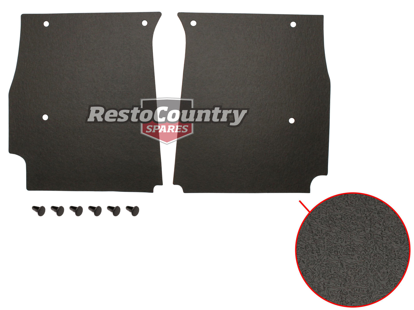 Holden Torana Kick Side Panels + Clips LH LX  interior  trim  floor - 2825781_2