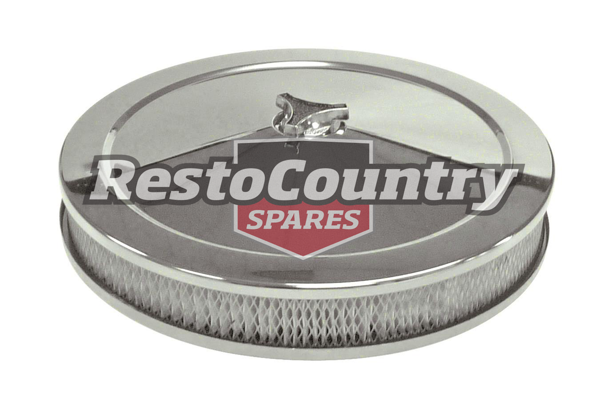 "Chrome Air Cleaner 14"X2" Holley Standard Base - 476-921"