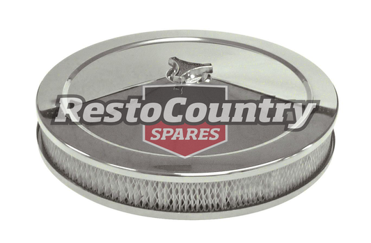 "Chrome Air Cleaner 14"X2" Holley Recessed Base - 476-941"