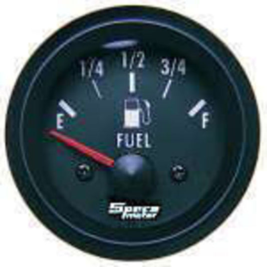 Speco 2 inch Fuel Level Gauge and Sender Black NEW petrol instrument - 523-06