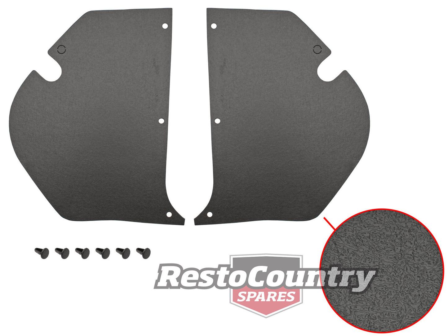 Holden Interior Kick Panel Pair HD HR side foot board floor interior - 7426596_7