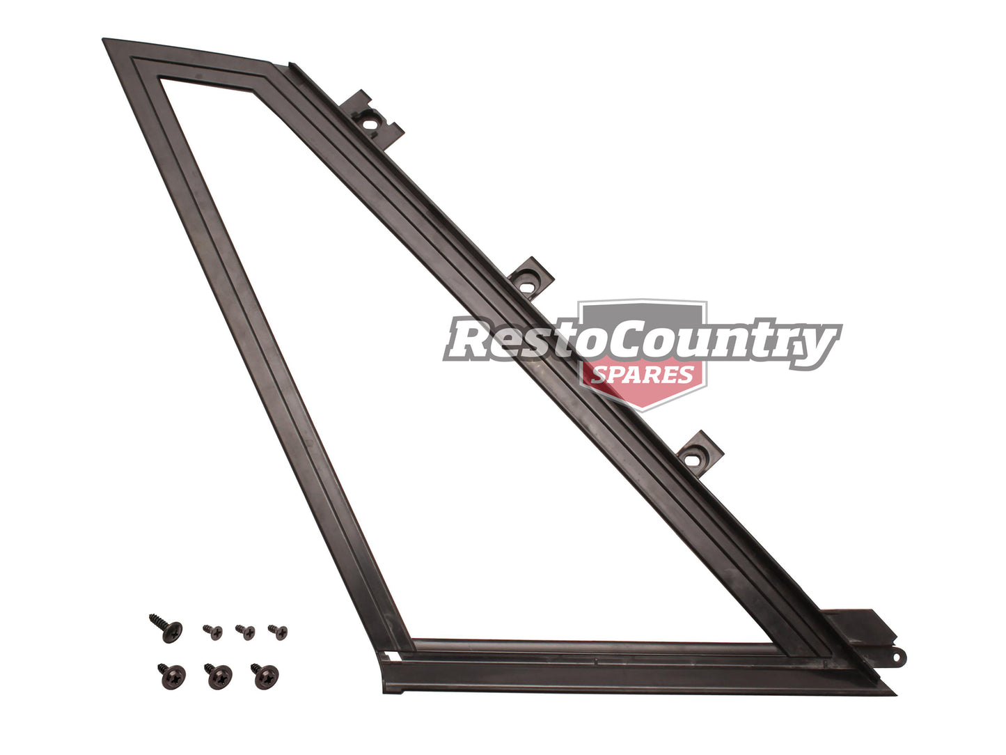 Holden Commodore VK Sedan Rear Quarter Window Surround LEFT glass frame garnish - 92018357