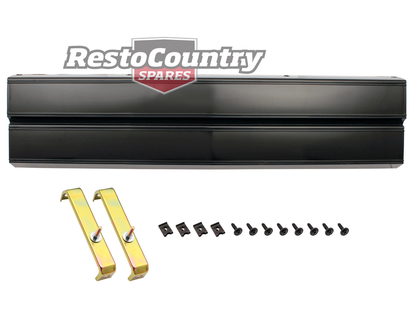 Holden Commodore Taillight Extension VK VL Grp A Plain Black boot centre garnish - 92018396