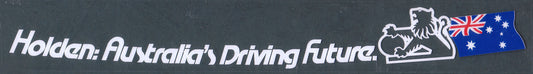 Holden Commodore Decal - HOLDEN AUSTRALIA'S DRIVING FUTURE - VB VC VH VK VL - 92024432