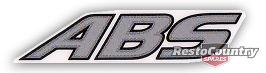Holden Commodore ABS Decal - REAR Window VR VS sticker label anti lock brakes - 92052789