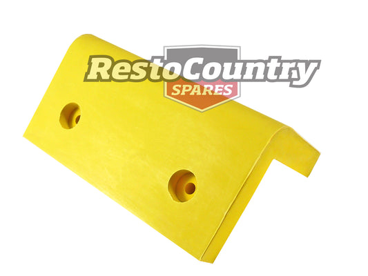 Natural Rubber Corner Safety Pad / Guard L YELLOW 167mm x70mm High Quality bump - 92142