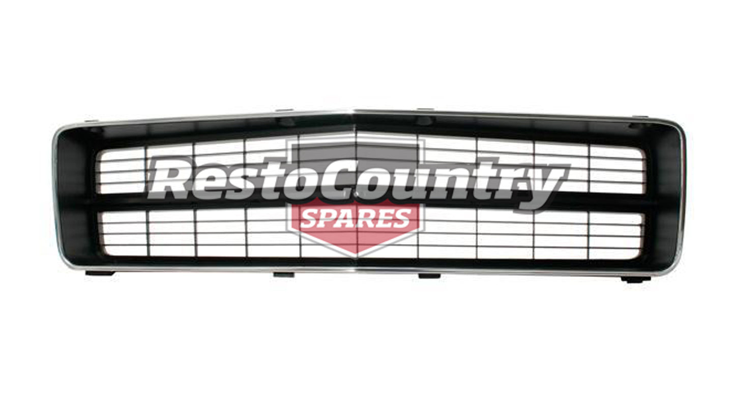Holden Grille Assembly With Steel Moulding HQ SANDMAN Black grill - 9928882