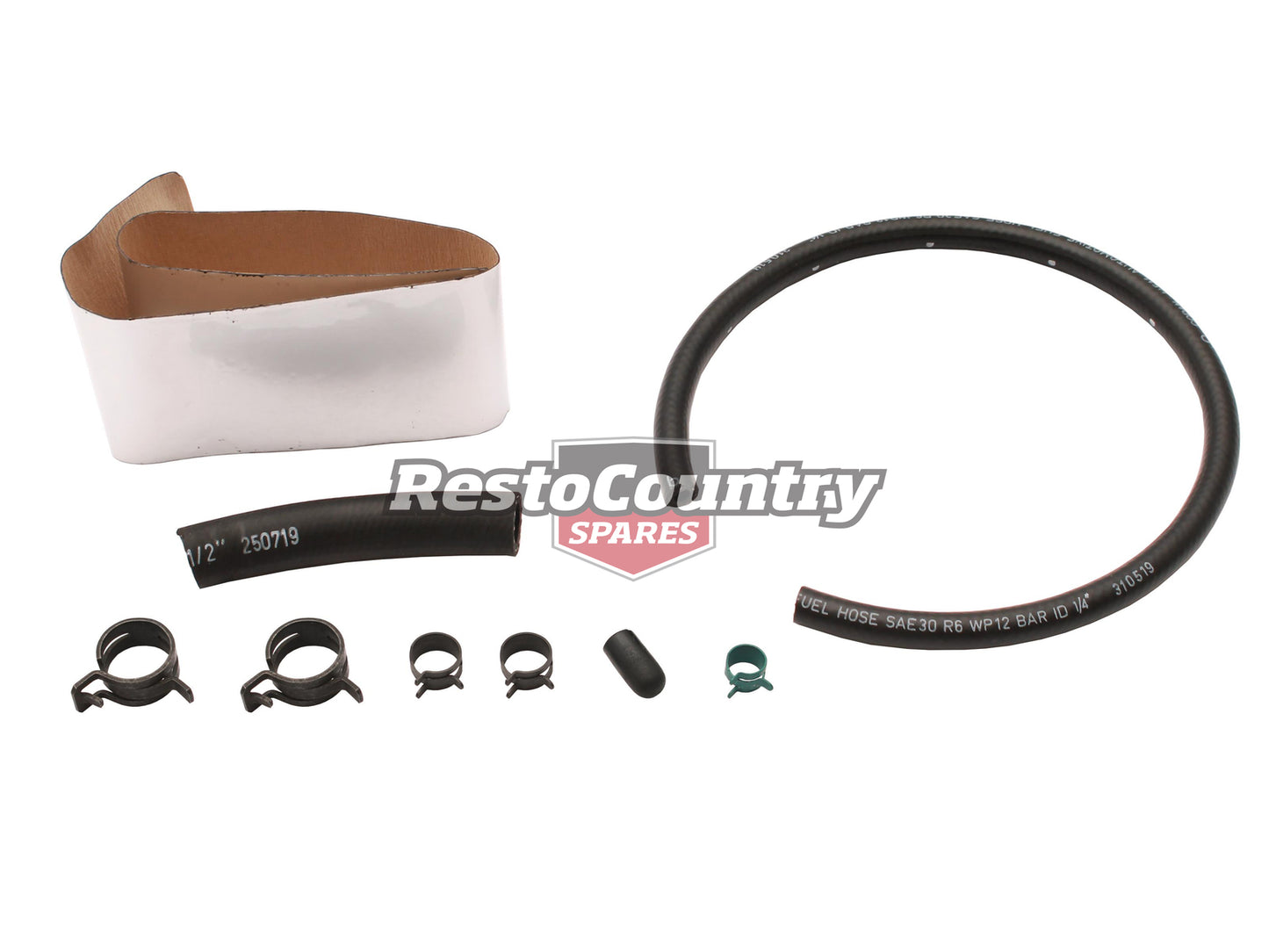 Holden Fuel Tank Fitting Kit HQ HJ HX HZ Ute Van 1 Tonner hose clamps one ton - 9937455KIT