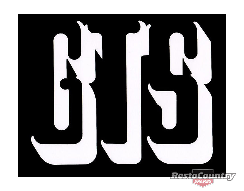 Holden GTS Paint Mask Decal HX Rear Door EXCLUDING Black Cars sticker - 9942756