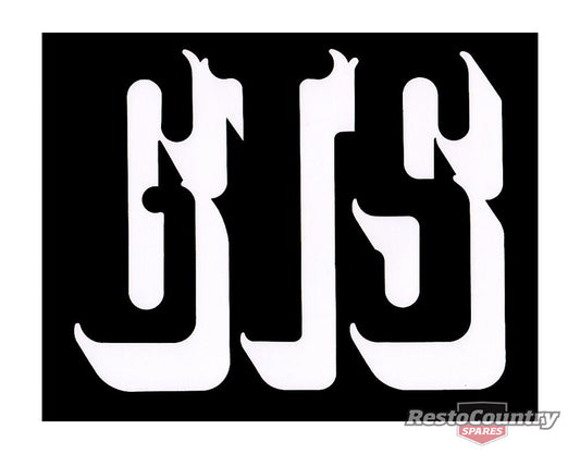 Holden GTS Paint Mask Decal HX Rear Door EXCLUDING Black Cars sticker - 9942756