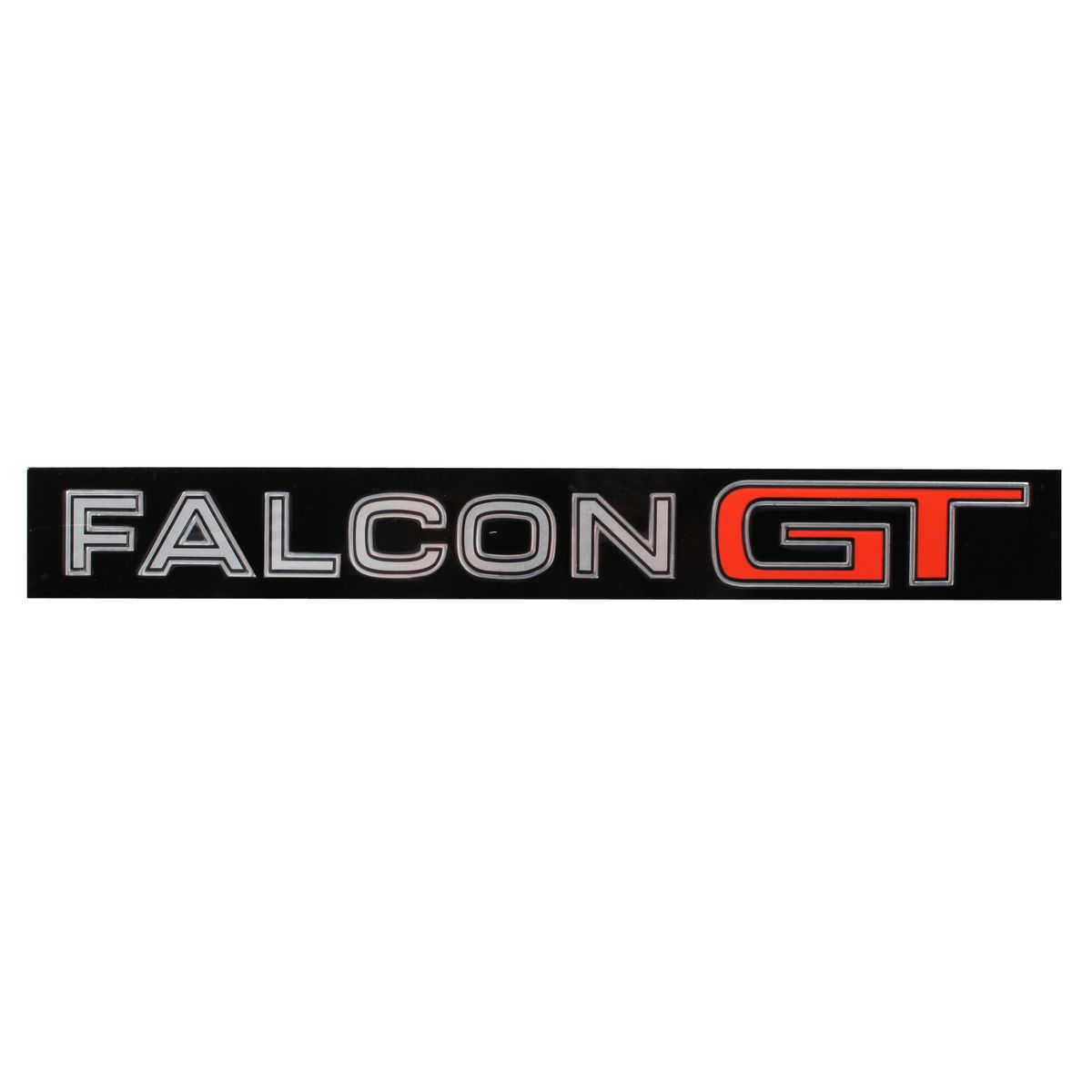 Ford "Falcon GT" Boot Moulding Insert Badge XY GT emblem