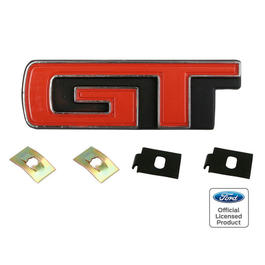 Ford - GT - Die Cast Grille Badge + Fitting Clips XB GT emblem grill