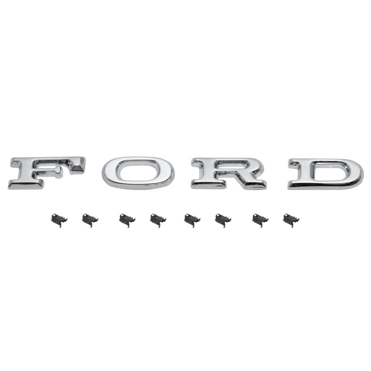 Ford Badge - F O R D - Letters +Clips Bonnet / Tailgate XA XB ZF ZG