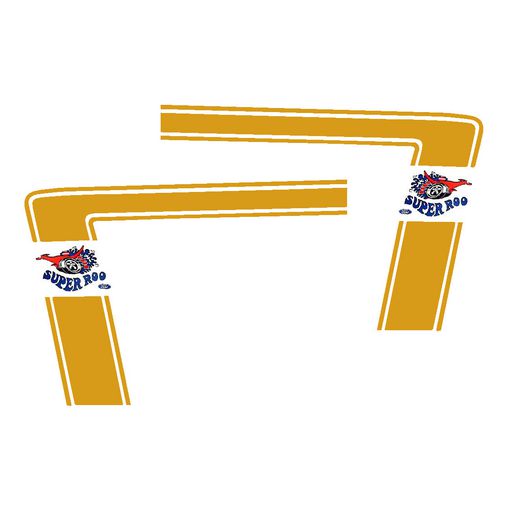 Ford Body Decal Stripe Kit XW Falcon Sedan GT GOLD super roo sticker