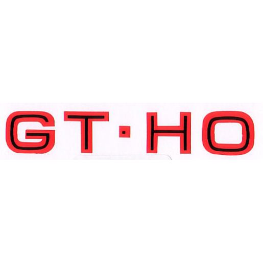 Ford "GT HO" Glove Box Decal XT GT red/orange compartment sticker dash