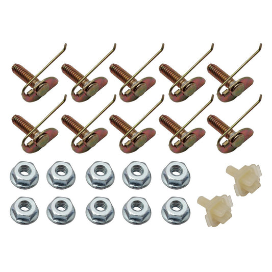 Ford Bonnet + Eyebrow Moulding Trim Retainer Clip Set XA mould hood fitting