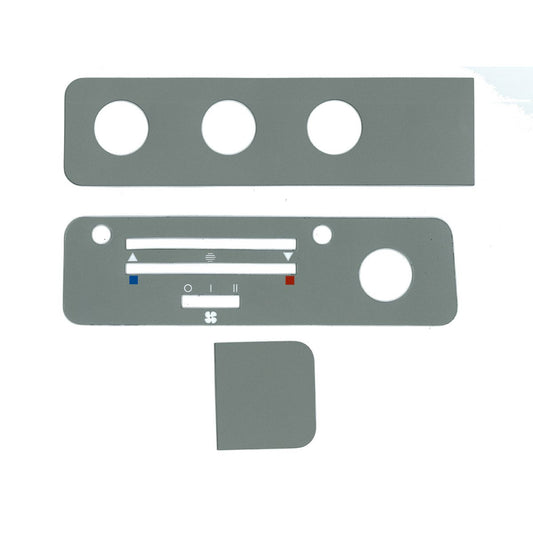++ MAX-DASH-3pce ++ LOWER FACIA PLATE SETS SS/ SLR/A9X WITHOUT AIR CON