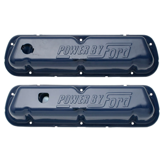 DONT RE ORDER Ford V8 Blue Rocker Covers "Powered By Ford" XR XT XW XY ZA ZB ZC ZD Windsor