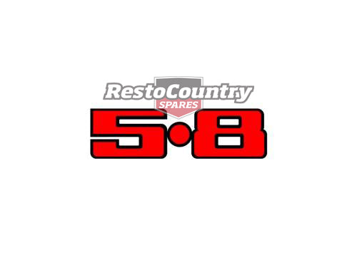 Ford - 5.8 -Engine Air Cleaner Rocker Cover Decal Falcon XD XE Fairlane ZJ ZK x1 - AD2002