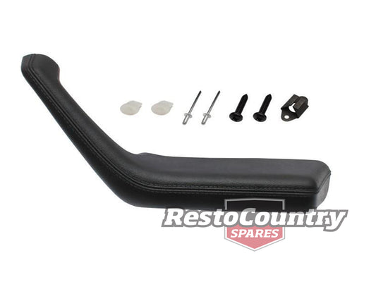 Ford Front Right Armrest + Fitting Kit XA XB - GT / Fairmont Black NEW - AR2004