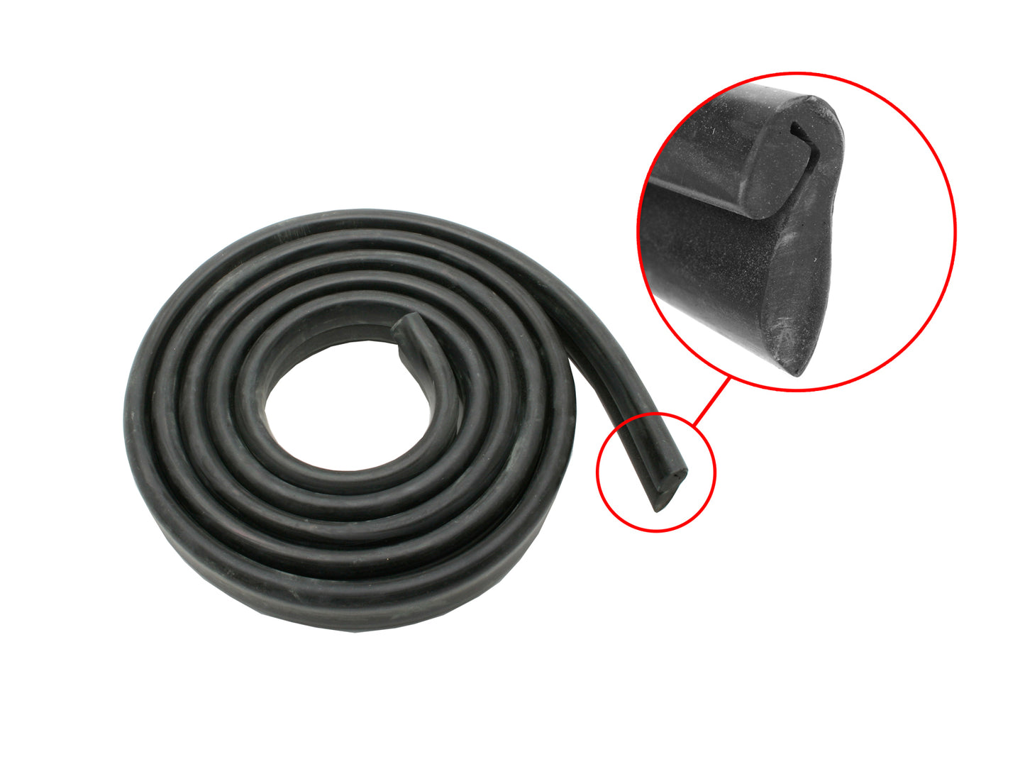 Ford Rear Roof Edge Rubber Finishing Strip XK XL XM XP window seal headlining - ARC0DB66500A44A