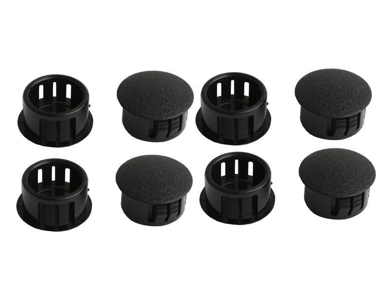 Holden Arm Rest Plug Set X 8 HK HT HG Black Sedan Wagon 4 doors cap - ARC1001