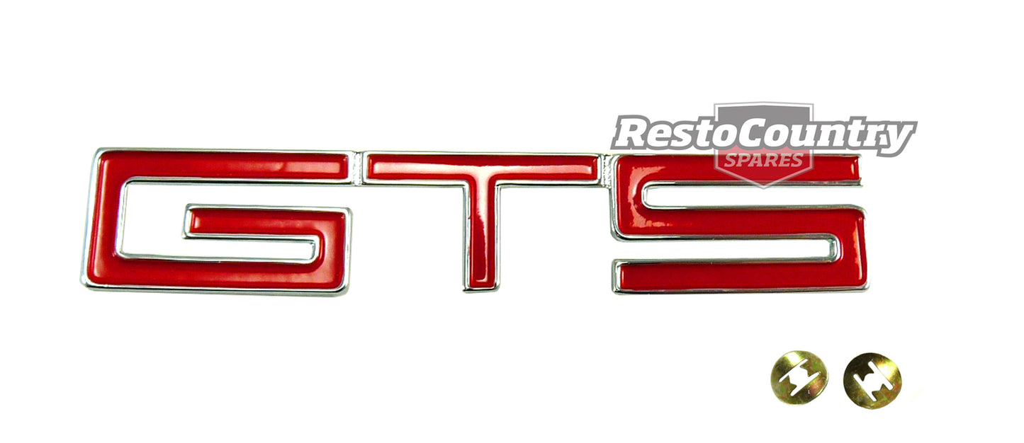Holden RED - GTS - Door Trim Badge + Clips HT HG Monaro interior - B1002A