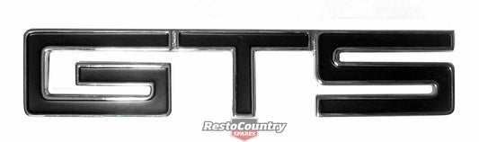 Holden - GTS -  Badge Black x1 HK HT Monaro Guard + Boot lid fender trunk - B1006