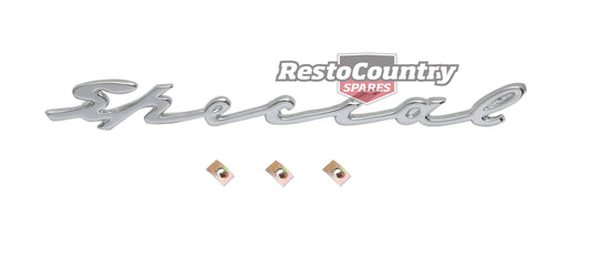 "Holden "Special" Badge x1 + Clips FJ Boot suits all models emblem trunk special - B1021"