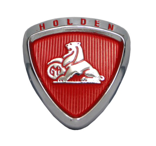 Holden Lion And Shield Emblem Badge x1 FC 1/4 Panel red emblem quarter - B1022