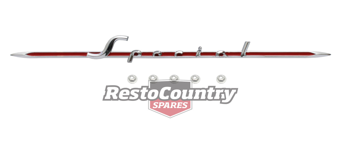 Holden 'Special' Quarter Panel Badge + Clips x1 FC 1/4 - B1023