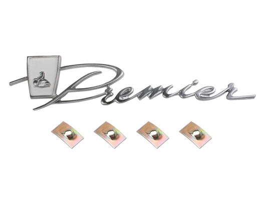 Holden "Premier" Roof Turret Badge  x1 HR  emblem  pillar  prem  - B1035