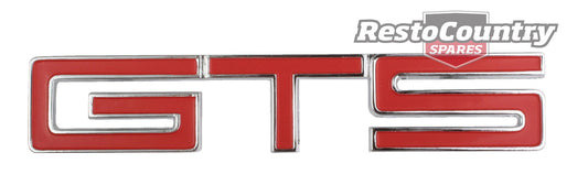 Holden Grille Badge - GTS - RED HT Monaro  grill  emblem - B1047