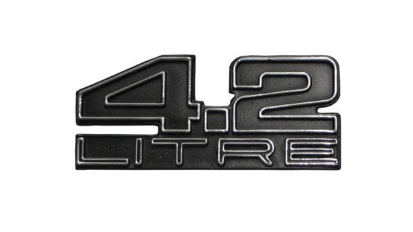 Holden V8 '4.2 LITRE' Boot or Tailgate Badge HJ HX HZ Torana LH LX Guard 253 emblem - B1050