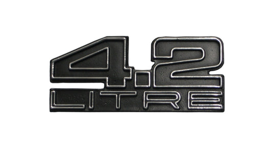 Holden V8 '4.2 LITRE' Boot or Tailgate Badge HJ HX HZ Torana LH LX Guard 253 emblem - B1050