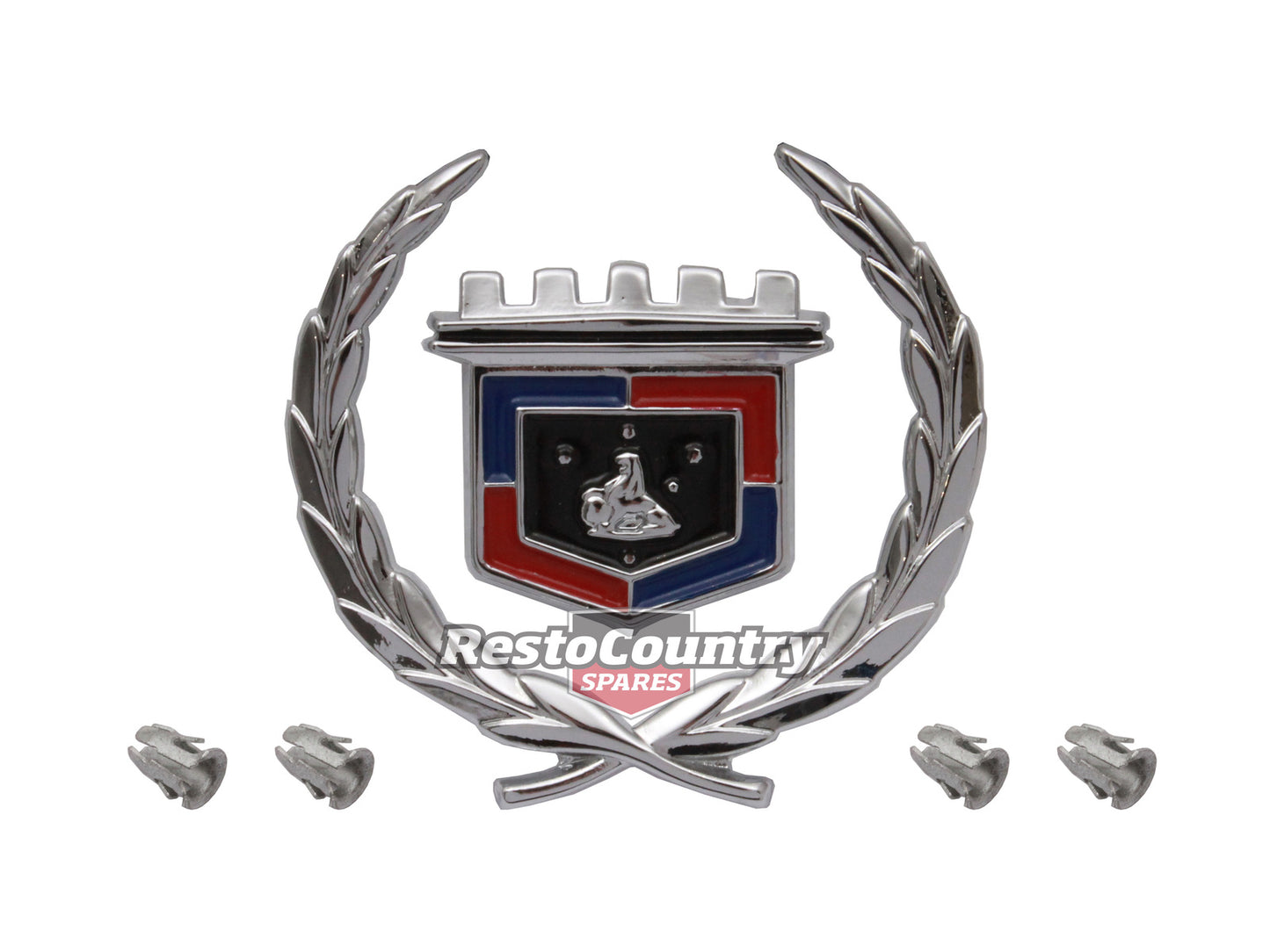 Holden Wreath +Badge Statesman Deville HQ Boot Lid. HQ HJ HX 1/4 Qtr Quarter Panel - B1072