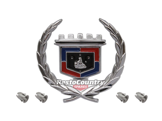 Holden Wreath +Badge Statesman Deville HQ Boot Lid. HQ HJ HX 1/4 Qtr Quarter Panel - B1072