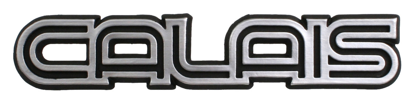 Holden Commodore -CALAIS- Badge  VL Centre Garnish (with mounting pins) emblem - B1116P