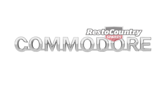 "Holden "COMMODORE" Rear Panel Badge VS S2 Sedan Chrome / Silver boot emblem - B1144"