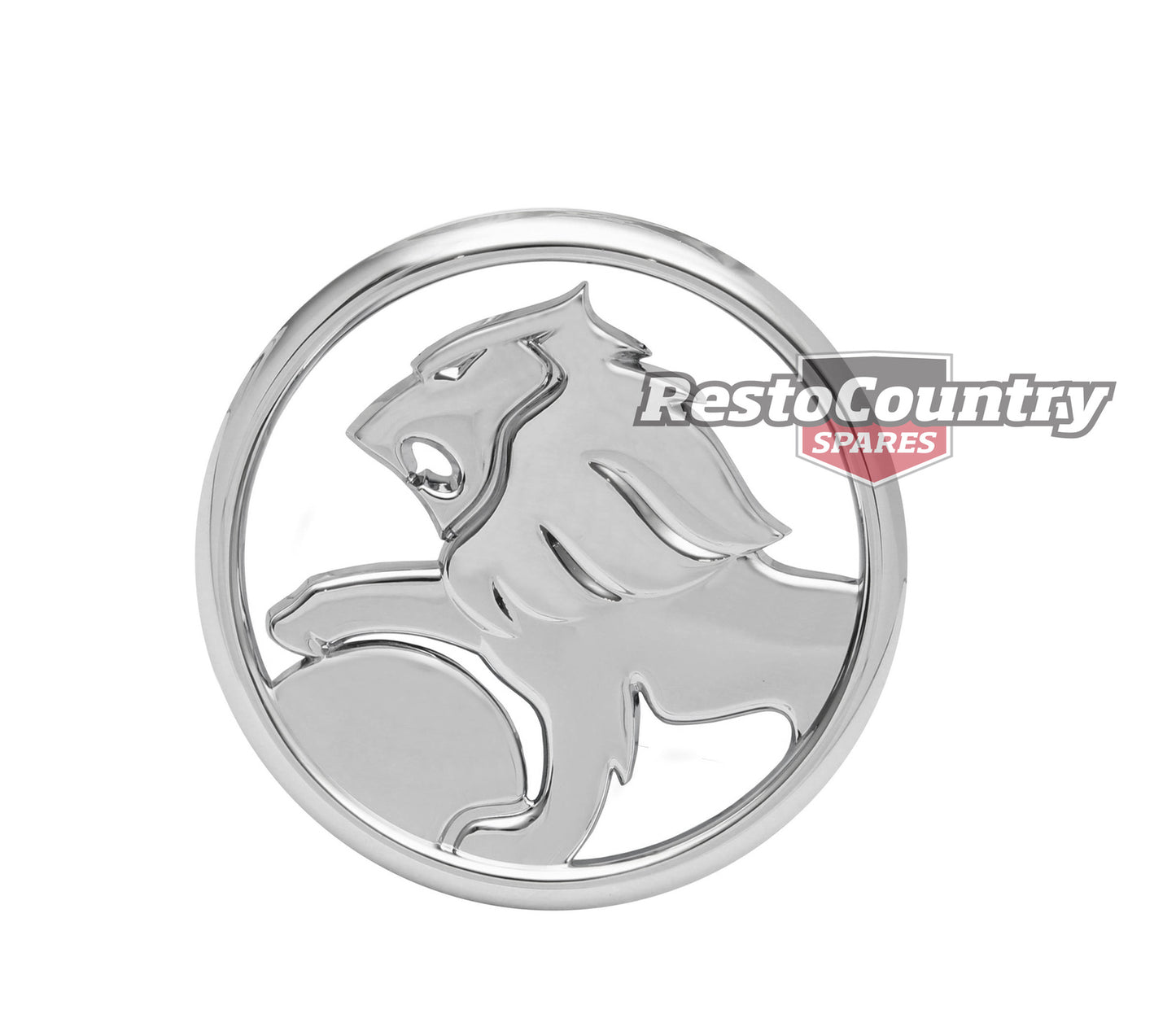 Holden LION Chrome Boot Lid Badge / Emblem VY V2 Monaro trunk symbol logo - B1193